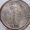 1943 Mercury Silver Dime, Abt Uncirculated Coin, Store
