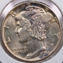 1943 Mercury Silver Dime, Mint State Uncirculated Coin, Store