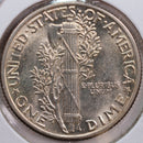 1943 Mercury Silver Dime, Mint State Uncirculated Coin, Store
