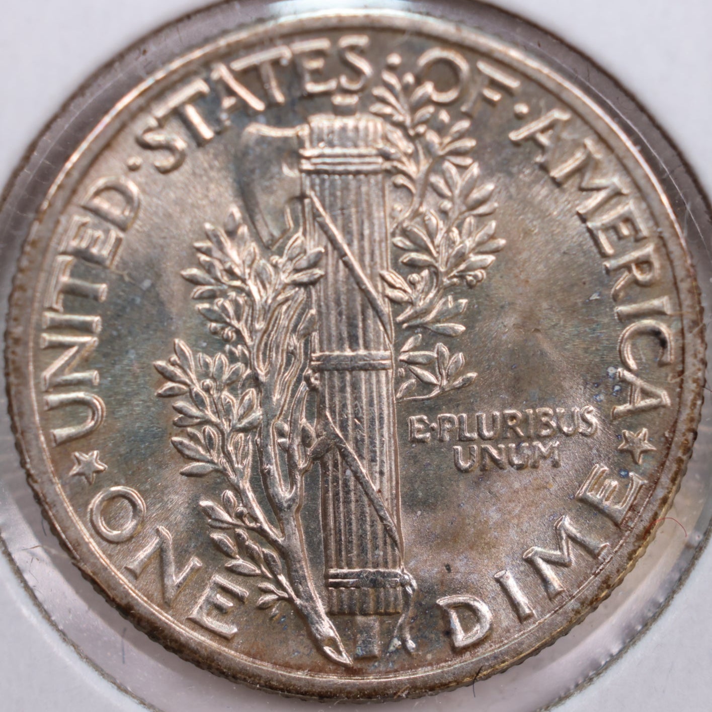 1943 Mercury Dime, Mint State Uncirculated Coin, Store #DE0237