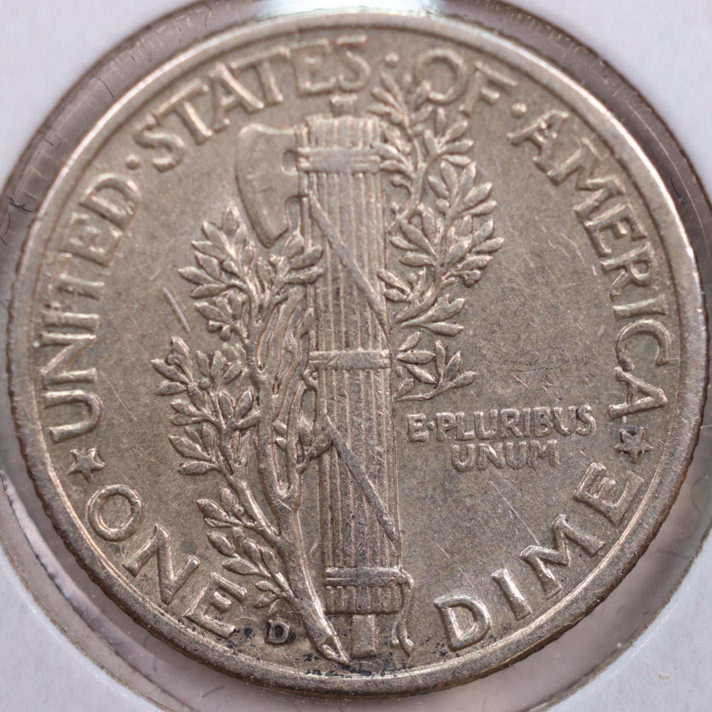 1943-D Mercury Dime, About Uncirculated Coin, Store #DE0240