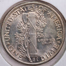 1944 Mercury Silver Dime, Mint State Uncirculated Coin, Store