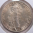 1944 Mercury Silver Dime, Mint State Uncirculated Coin, Store