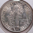 1944 Mercury Silver Dime, Mint State Uncirculated Coin, Store