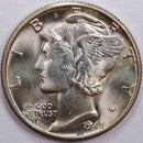 1945 Mercury Silver Dime, Mint State Uncirculated Coin, Store