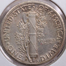 1945-D Mercury Silver Dime, Abt Uncirculated Coin, Store