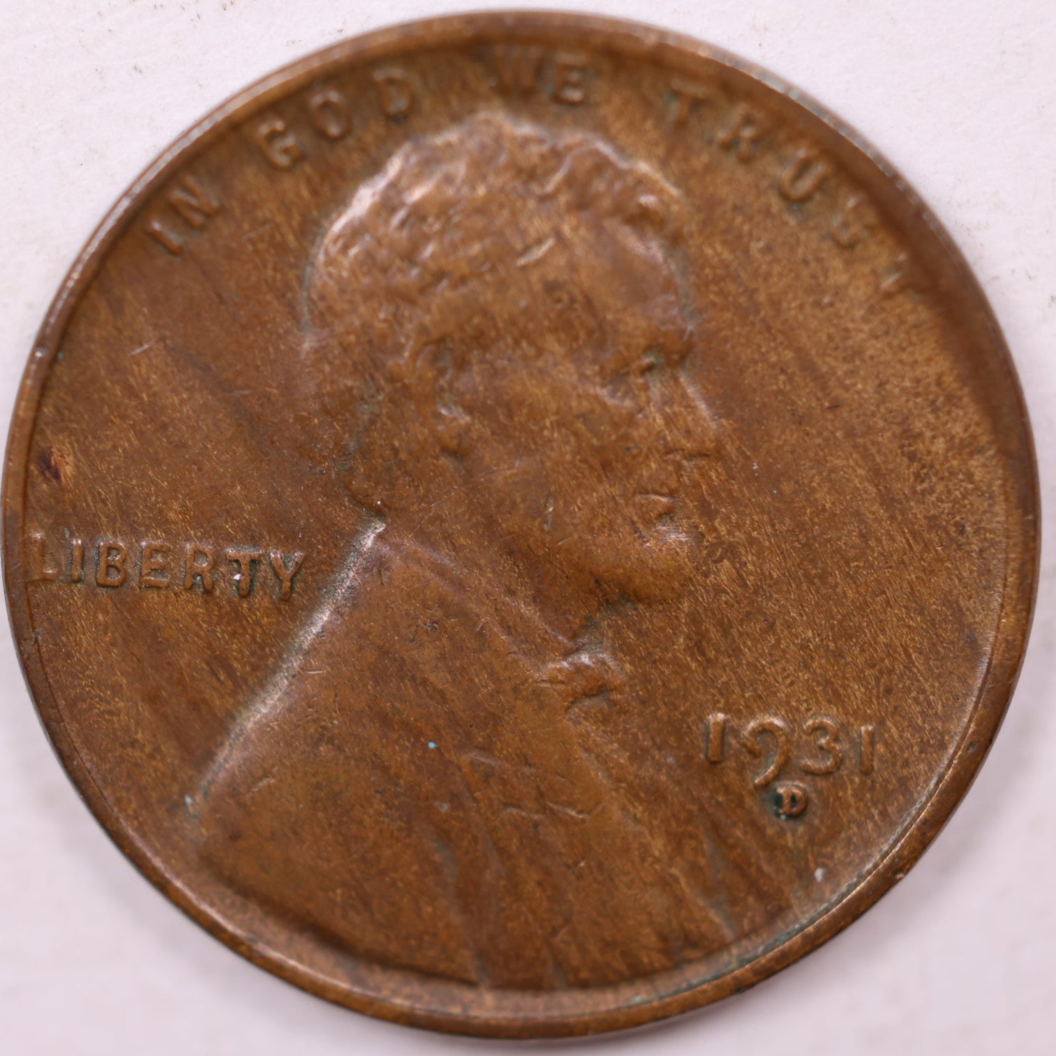 1931 D Lincoln Wheat Cent, Mint State Uncirculated Coin, Store #CT10140