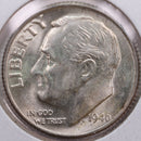 1946 Roosevelt Silver Dime, Mint State Uncirculated Coin, Store