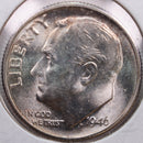 1946-S Roosevelt Silver Dime, Mint State Uncirculated Coin, Store
