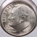 1947-D Roosevelt Silver Dime, Mint State Uncirculated Coin, Store