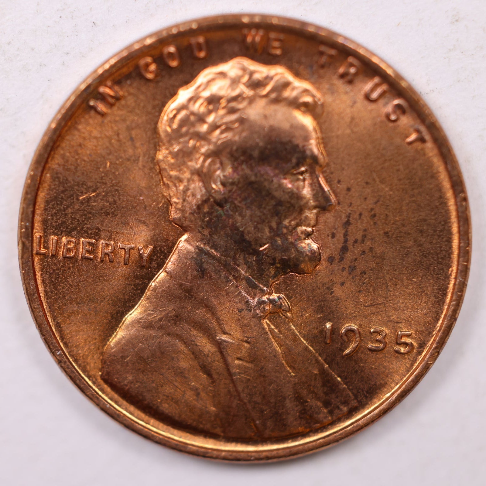 1935 Lincoln Wheat Cent, Mint State Uncirculated Coin, Store #CT10157