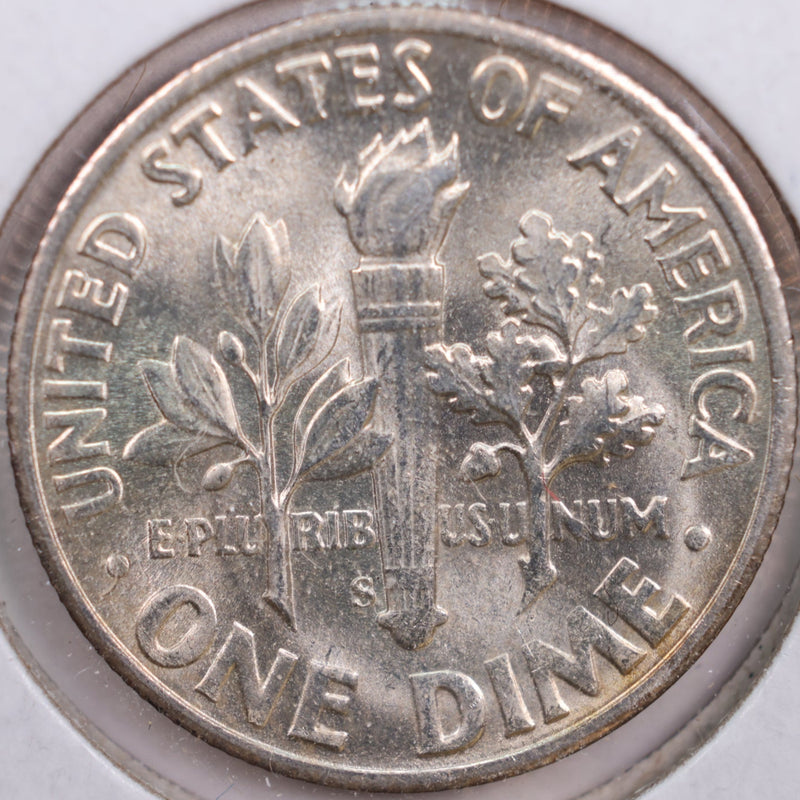 1947-S Roosevelt Silver Dime, Mint State Uncirculated Coin, Store