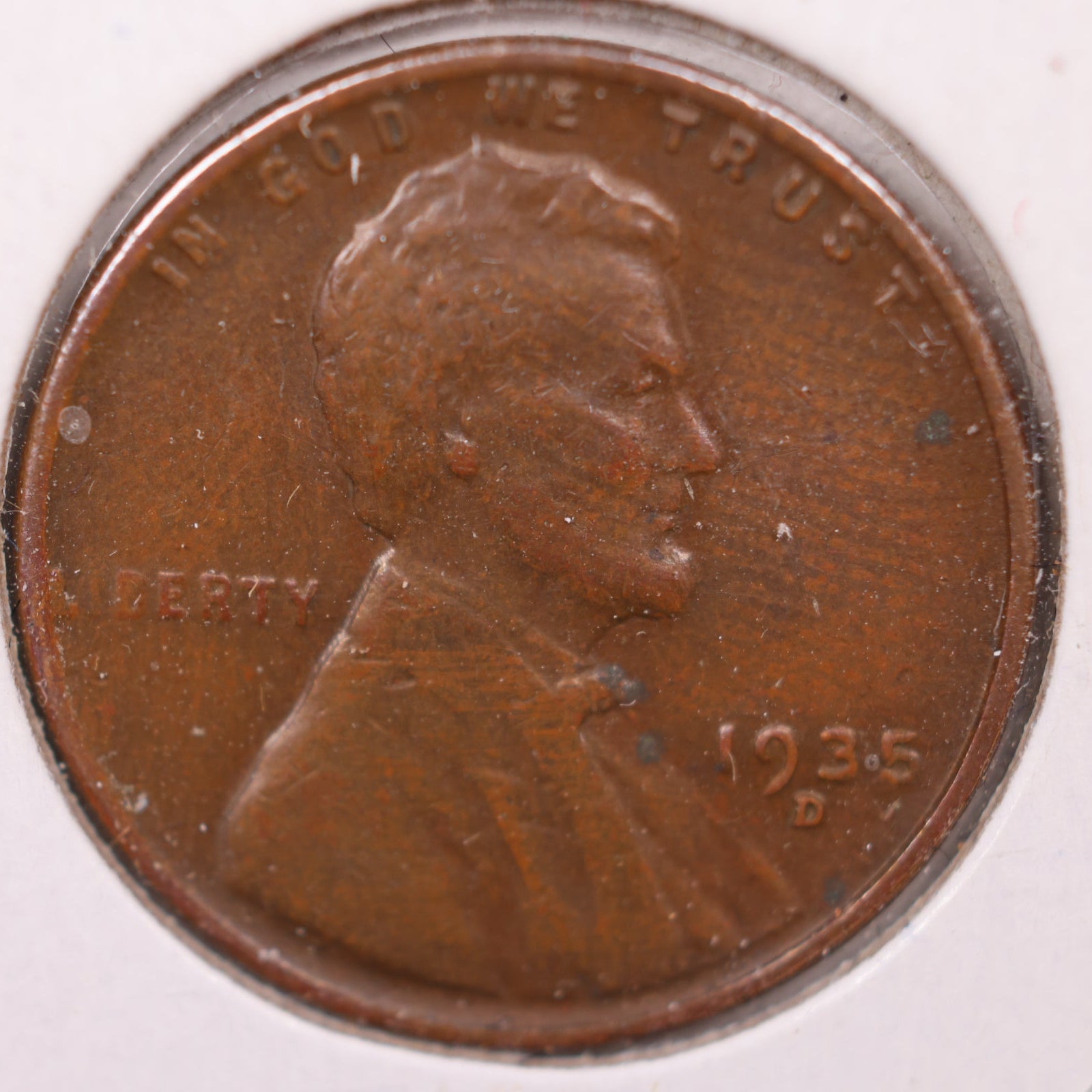 1935 D Wheat Cent, Extra Fine Circulated Coin, Store #CT10163