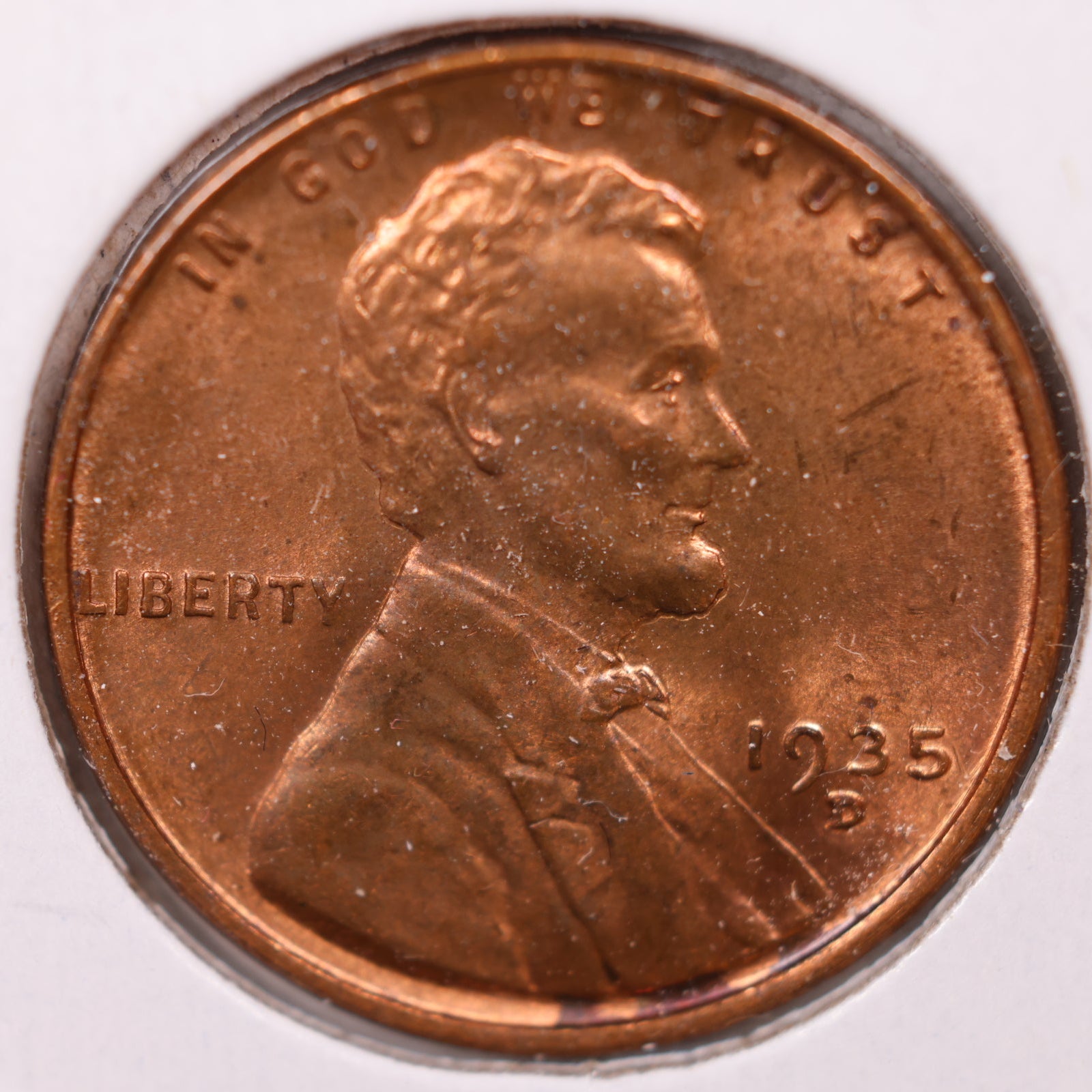 1935 D Wheat Cent, MInt State Uncirculated Coin, Store #CT10166