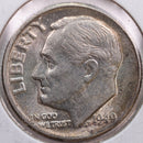 1949 Roosevelt Silver Dime, Mint State Uncirculated Coin, Store