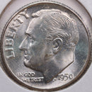 1950 Roosevelt Silver Dime, Mint State Uncirculated Coin, Store