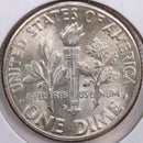 1950-D Roosevelt Silver Dime, Mint State Uncirculated Coin, Store