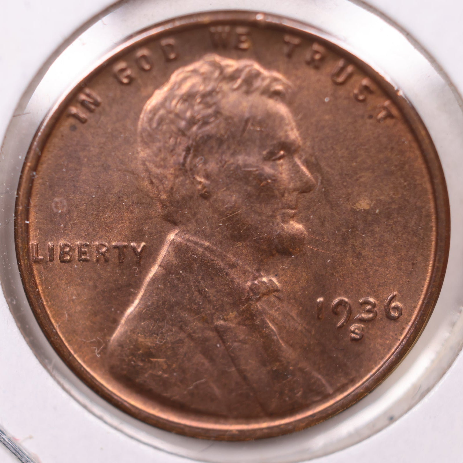 1936 S Wheat Cent, Mint State Uncirculated Coin, Store #CT10177