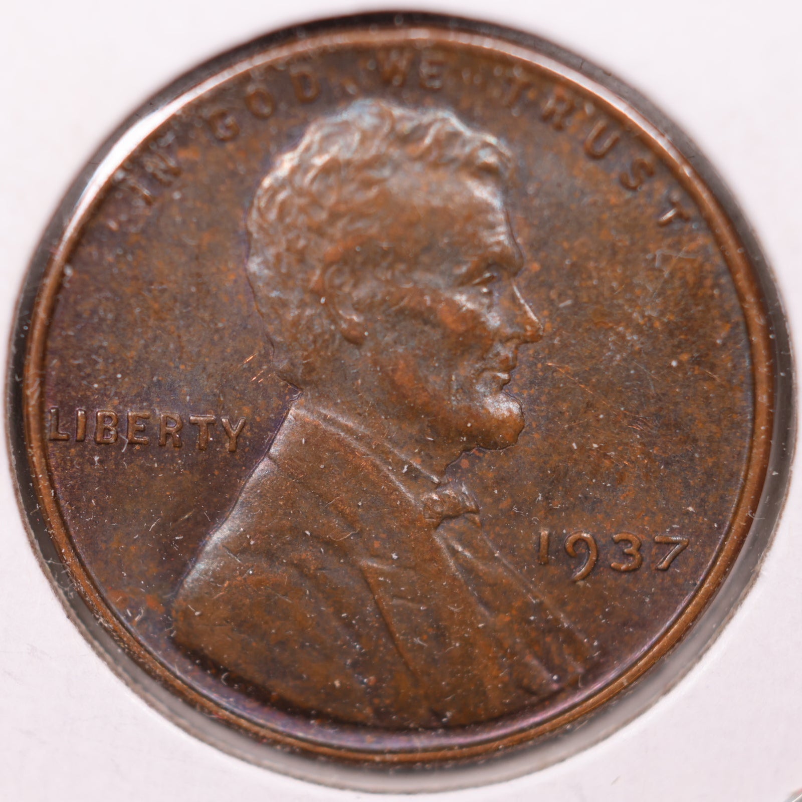 1937 Wheat Cent, About Uncirculated Coin, Store #CT10182
