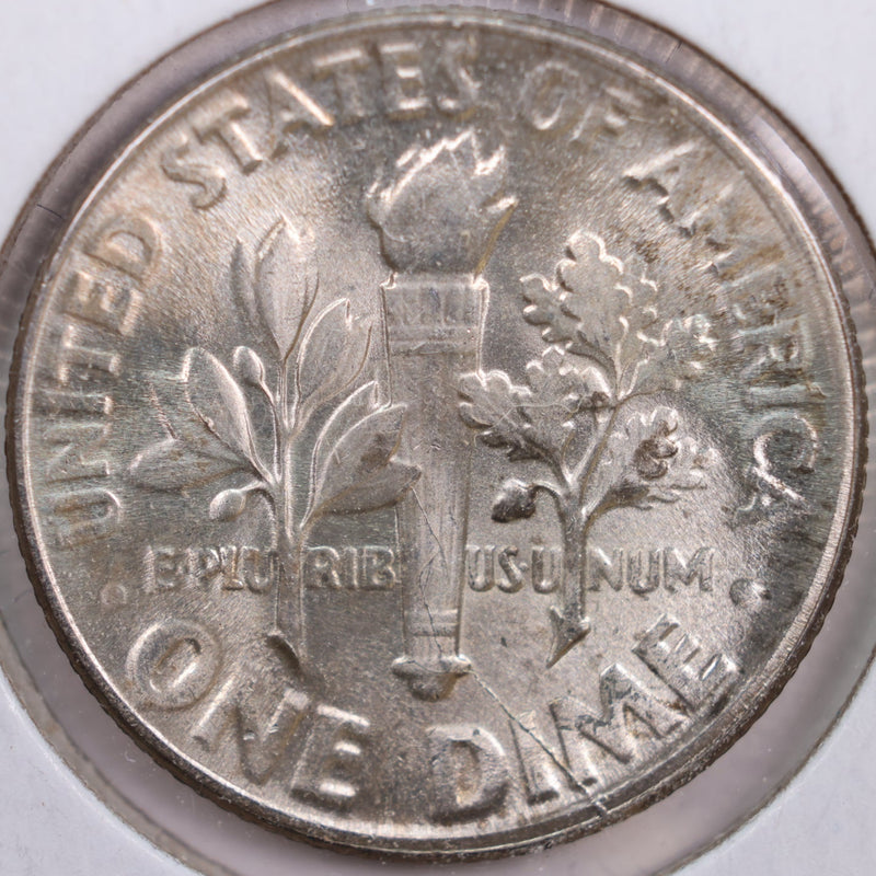 1952 Roosevelt Silver Dime, Mint State Uncirculated Coin, Store