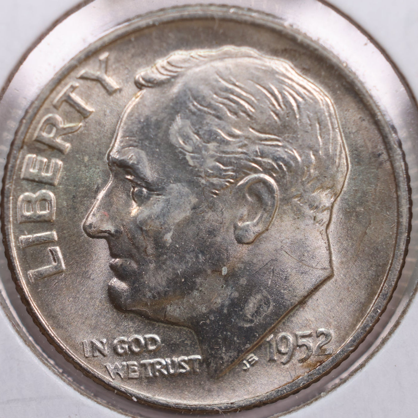 1952-D Roosevelt Silver Dime, Mint State Uncirculated Coin, Store #DE0283