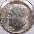 1952-D Roosevelt Silver Dime, Mint State Uncirculated Coin, Store