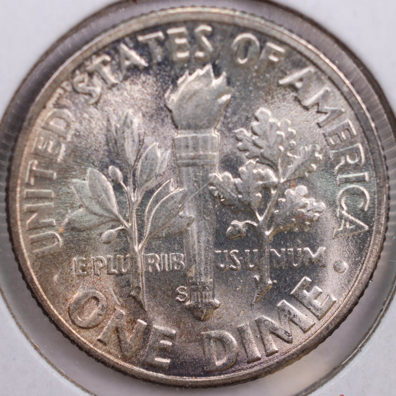 1952-S Roosevelt Silver Dime, Mint State Uncirculated Coin, Store