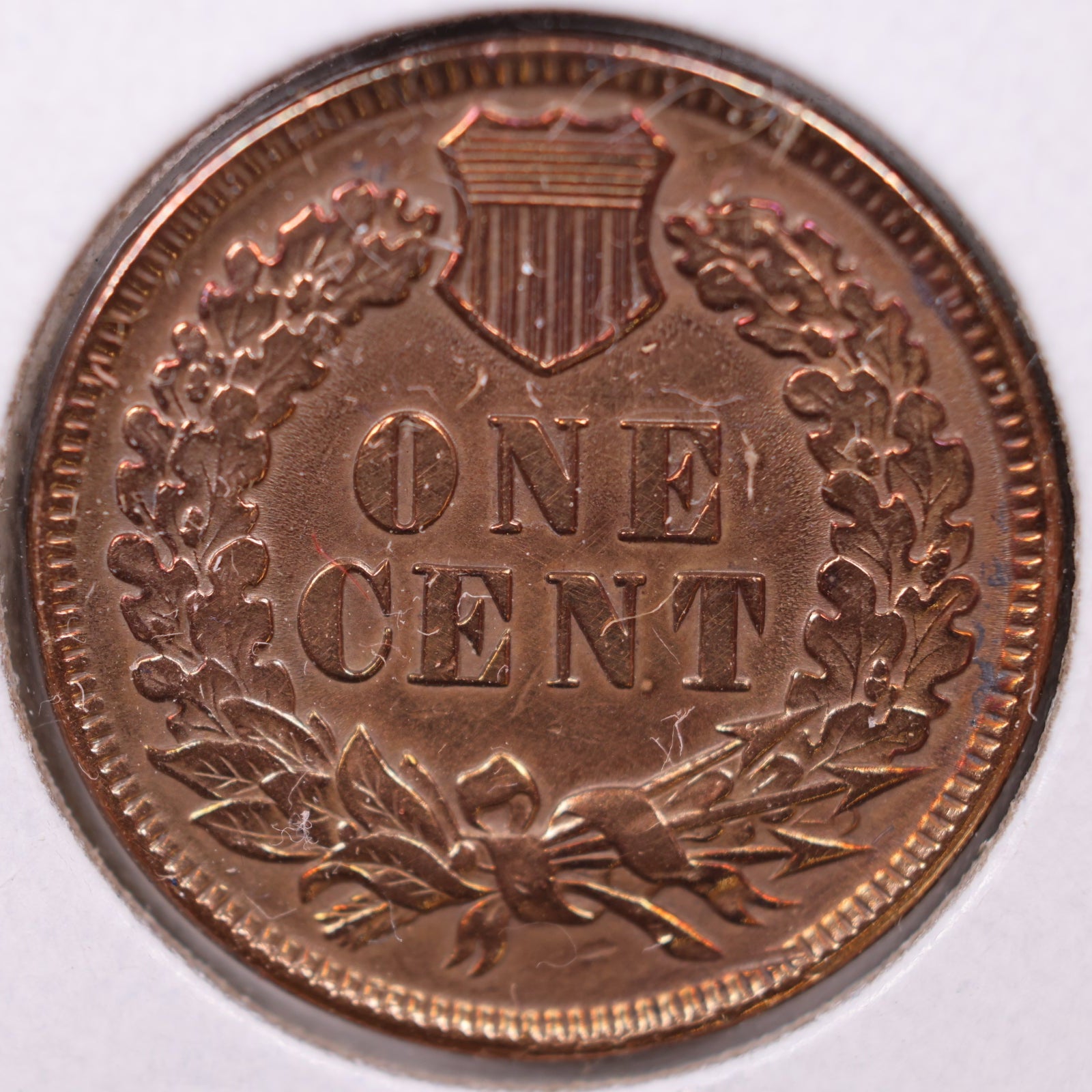 1897 Detail Indian Head Cent, About Uncirculated Coin, Store #CT1102