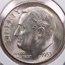 1953-S Roosevelt Silver Dime, Mint State Uncirculated Coin, Store
