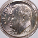 1954 Roosevelt Silver Dime, Mint State Uncirculated Coin, Store