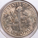 1954-S Roosevelt Silver Dime, Mint State Uncirculated Coin, Store