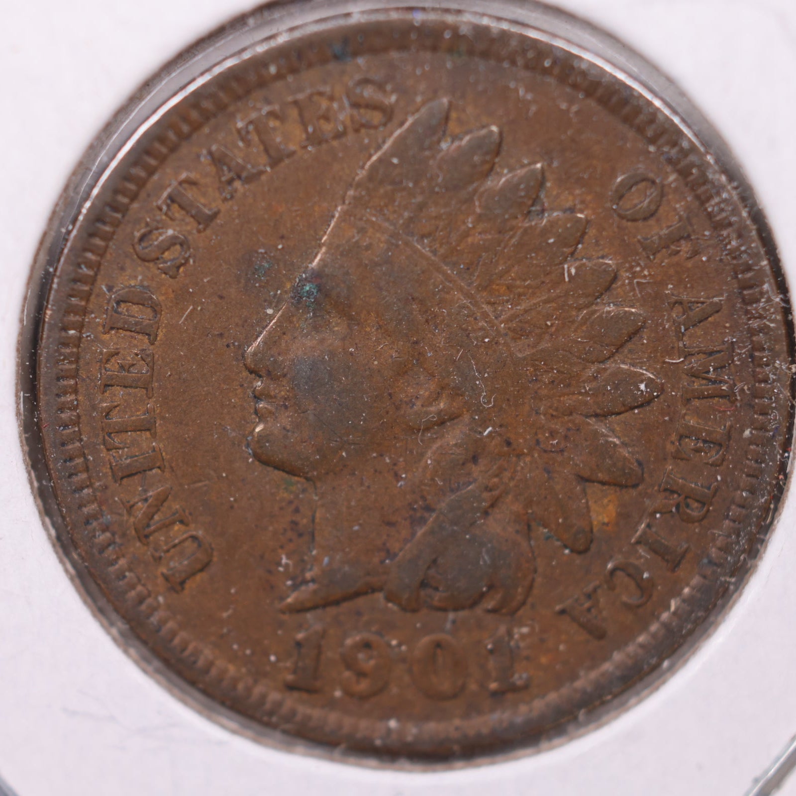1901 Indian Head Cent, Very Good Circulated Coin, Store #CT1113