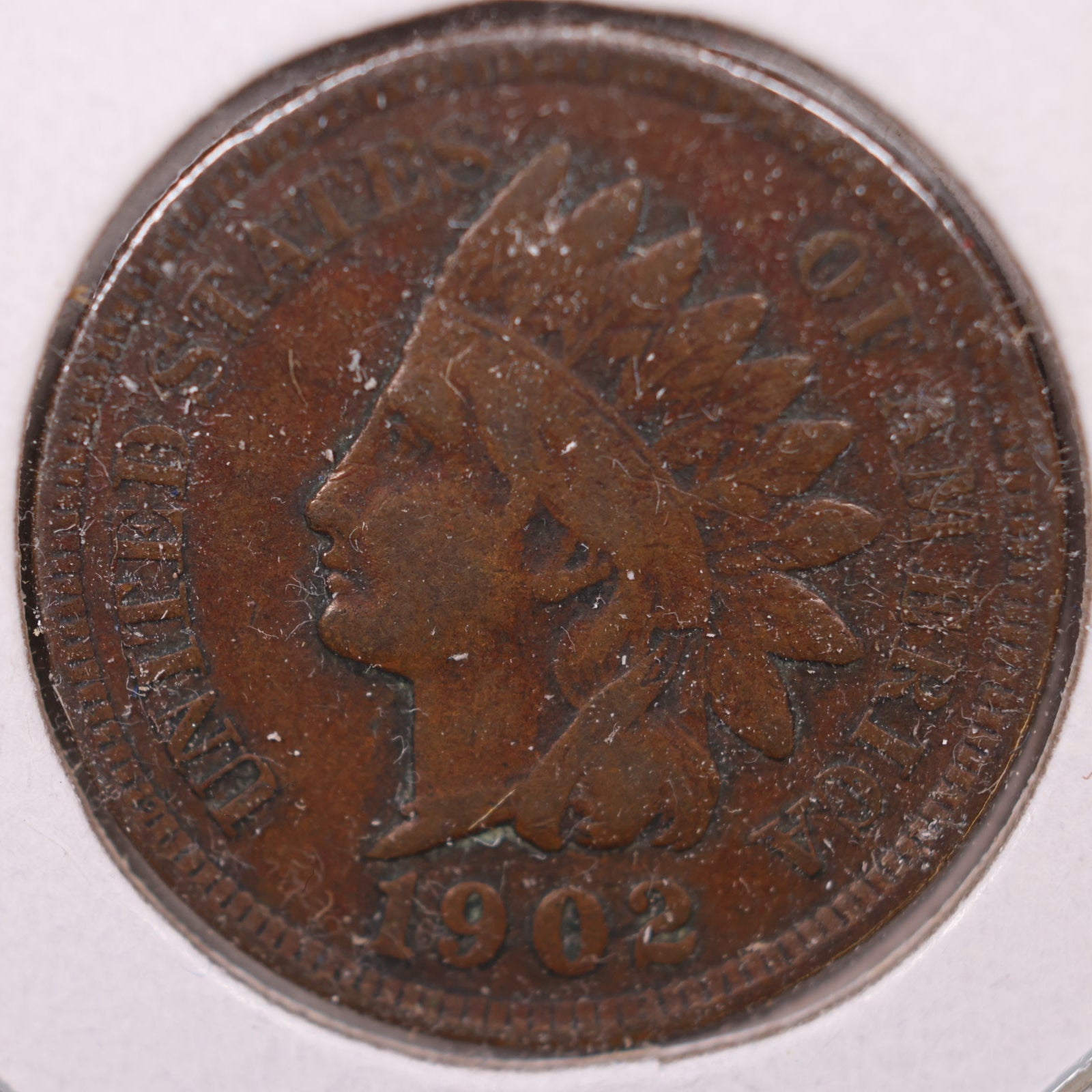1902 Indian Head Cent, Very Good Circulated Coin, Store #CT1116