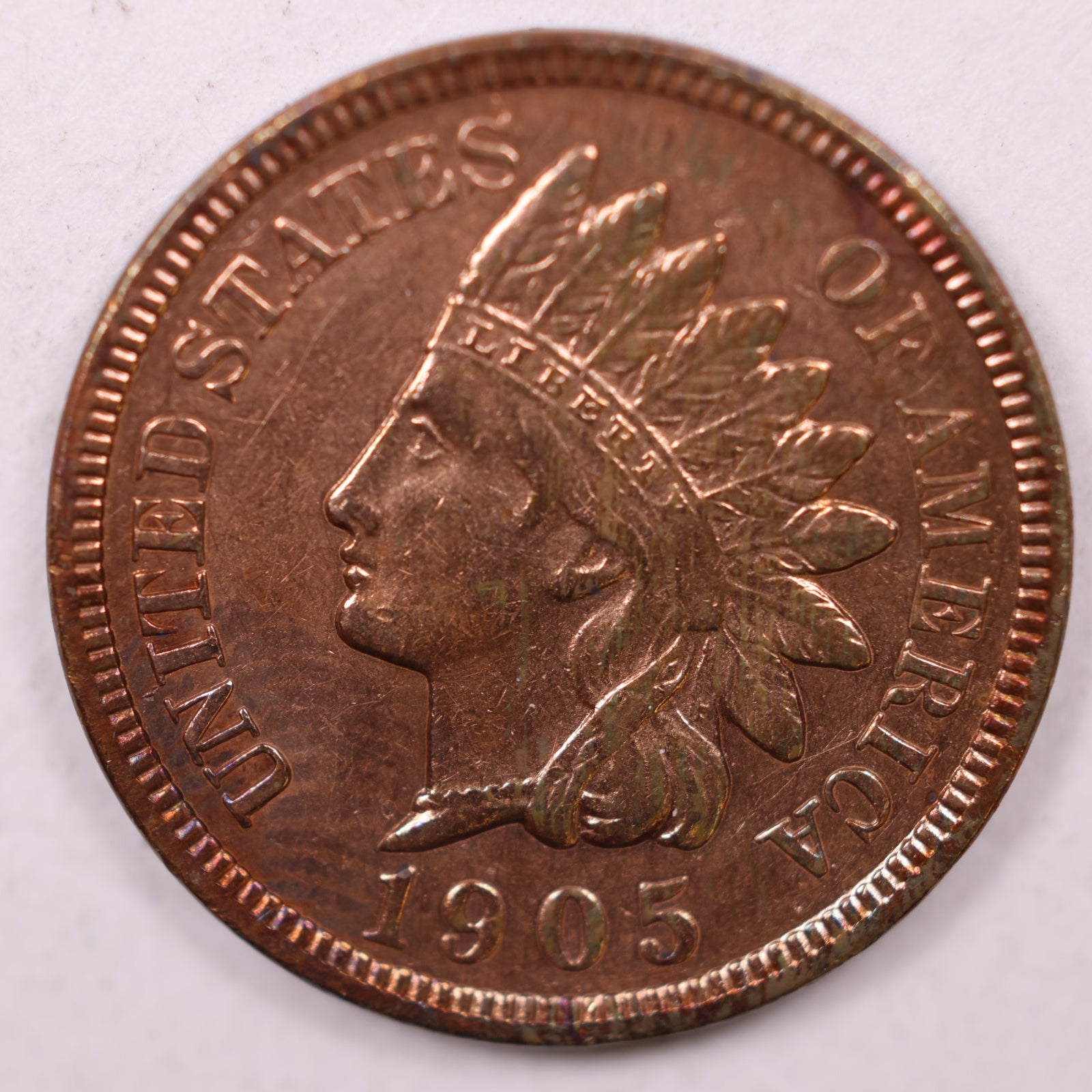 1906 Indian Head Cent, Mint State Uncirculated Coin, Store #CT1120