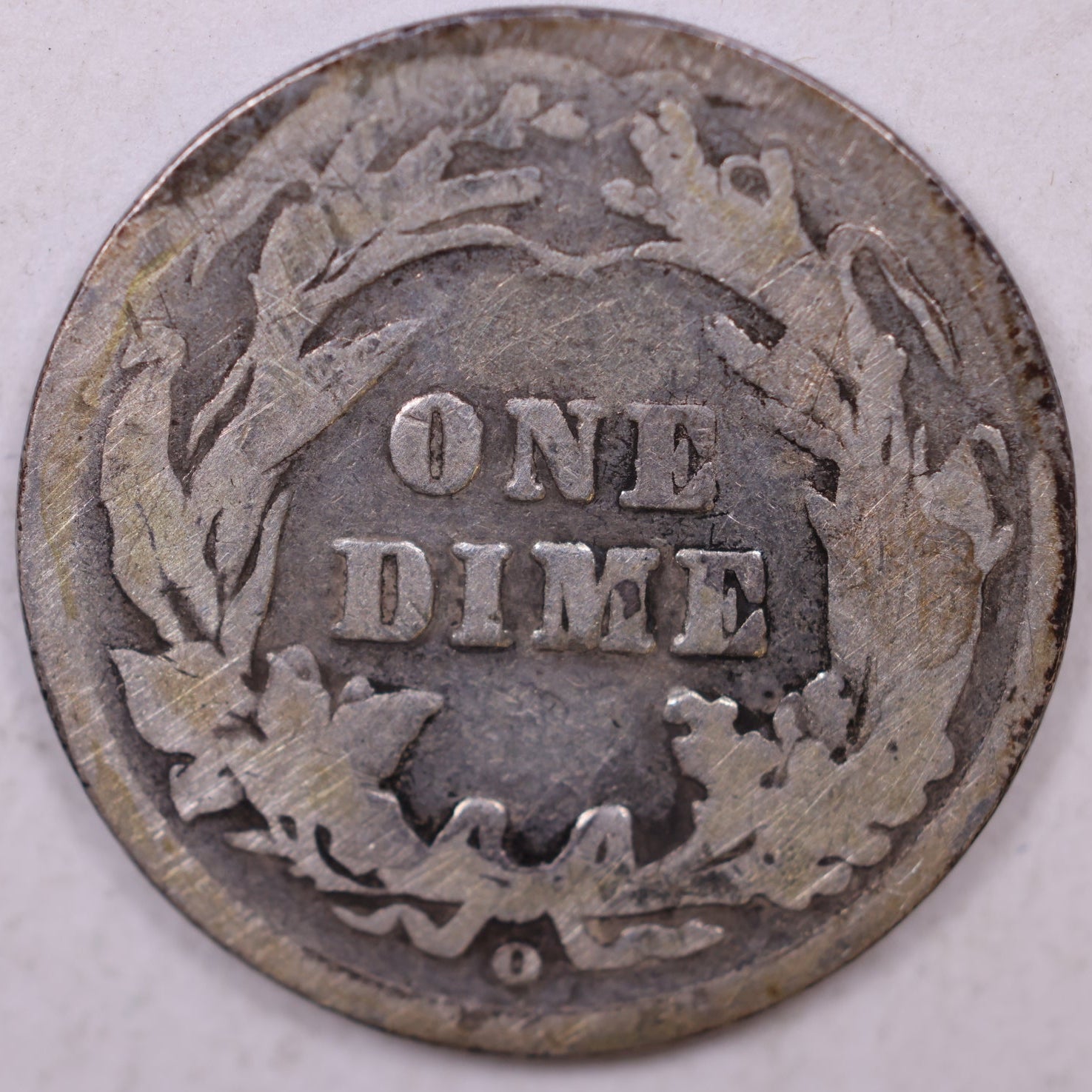 1905-O Micro O Barber Dime, Good Circulated Coin, Store #DE0814