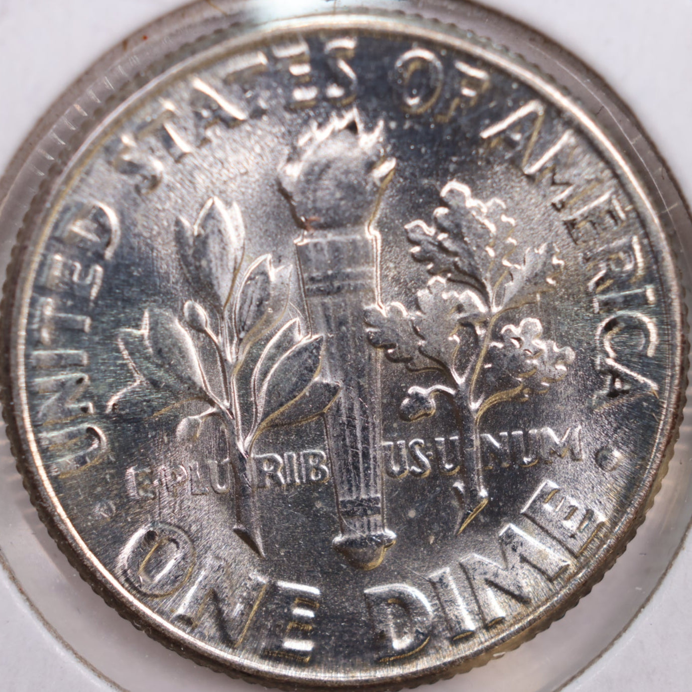1957 Roosevelt Silver Dime, Mint State Uncirculated Coin, Store #DE0296
