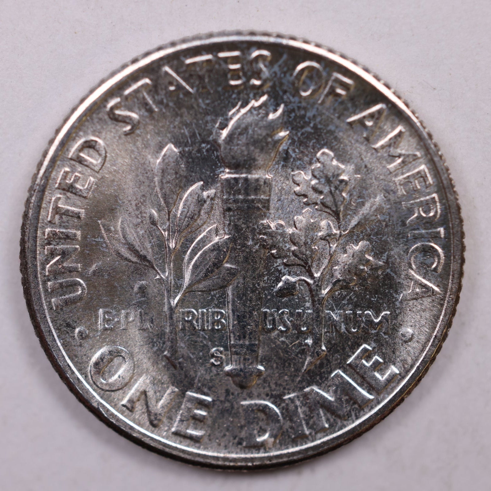 1953-S Roosevelt Silver Dime, Mint State Uncirculated Coin, Store #DE0821