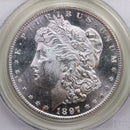 1897-S Morgan Silver Dollar., PCGS MS-63., Great Eye Appeal., Store