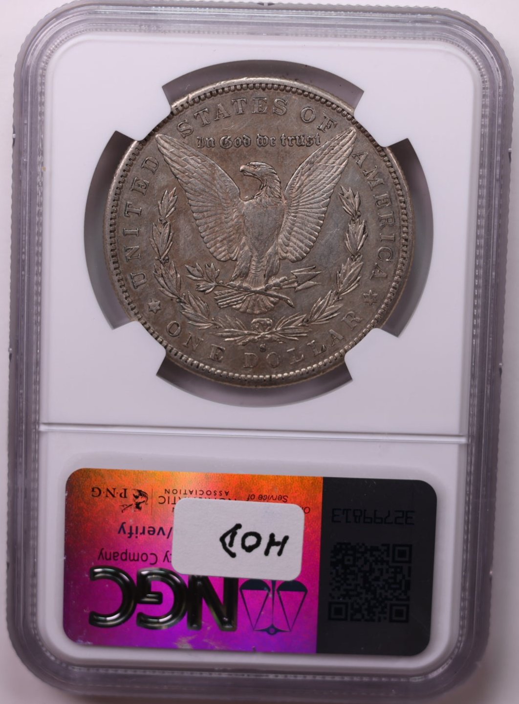 1884-S Morgan Silver Dollar., NGC AU-55., Store #1676