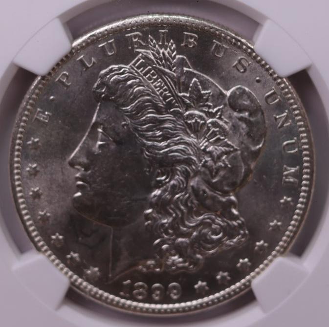 1899-S Morgan Silver Dollar., NGC MS-61., Store #1677