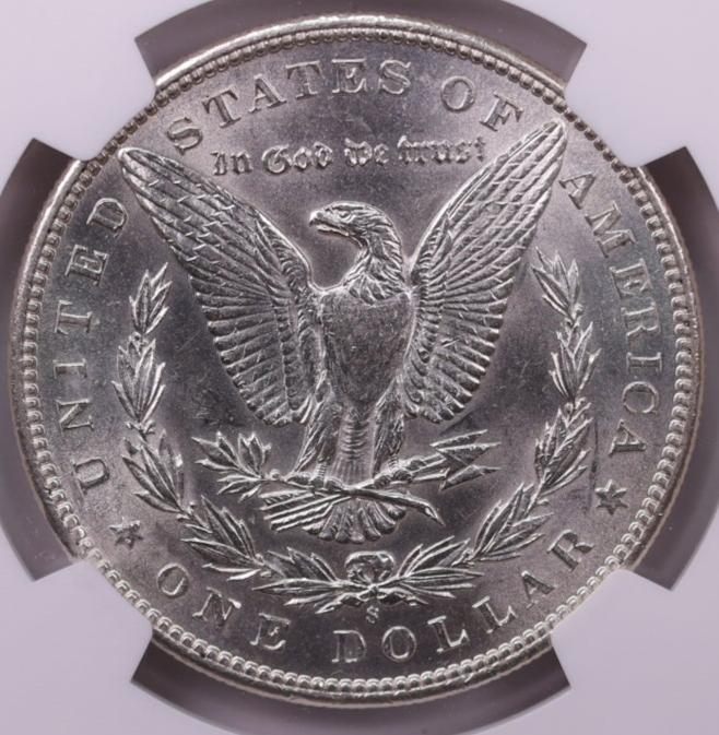 1899-S Morgan Silver Dollar., NGC MS-61., Store #1677