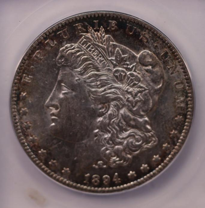 1894-S Morgan Silver Dollar., ANACS AU-58., Store #1679