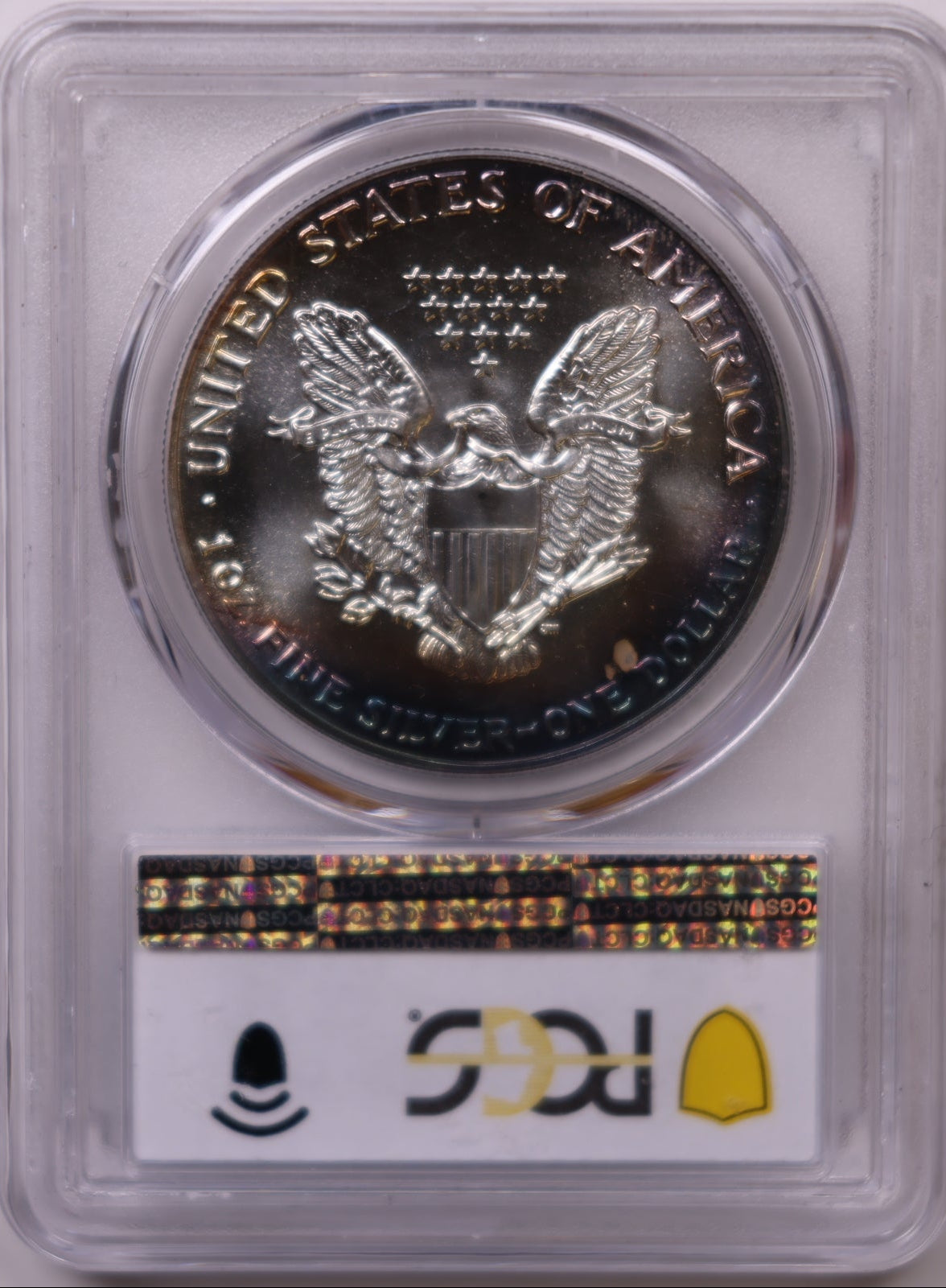 1988 American Silver Eagle Toner, PCGS MS-69, Store#AE0302