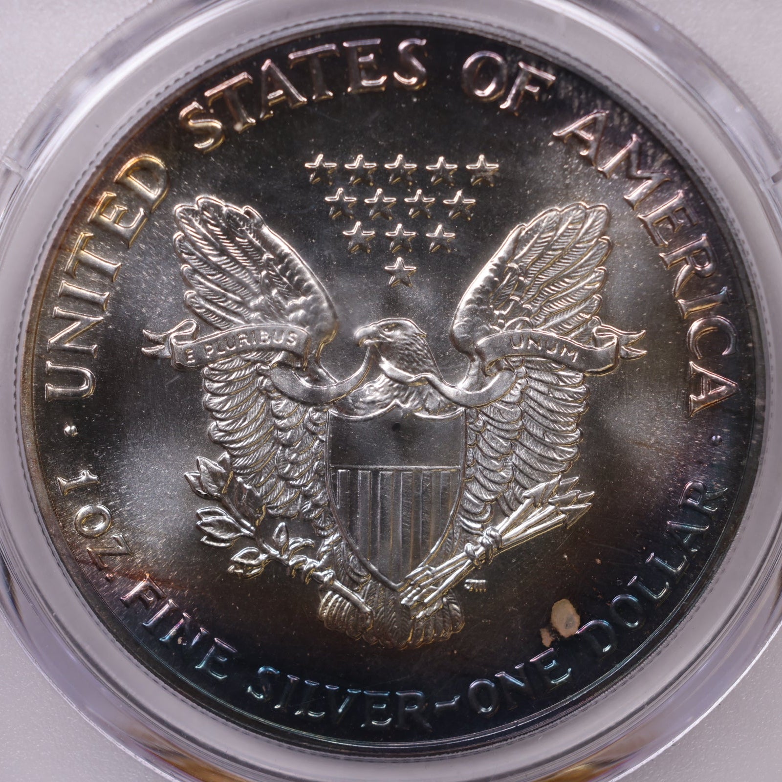 1988 American Silver Eagle Toner, PCGS MS-69, Store#AE0302