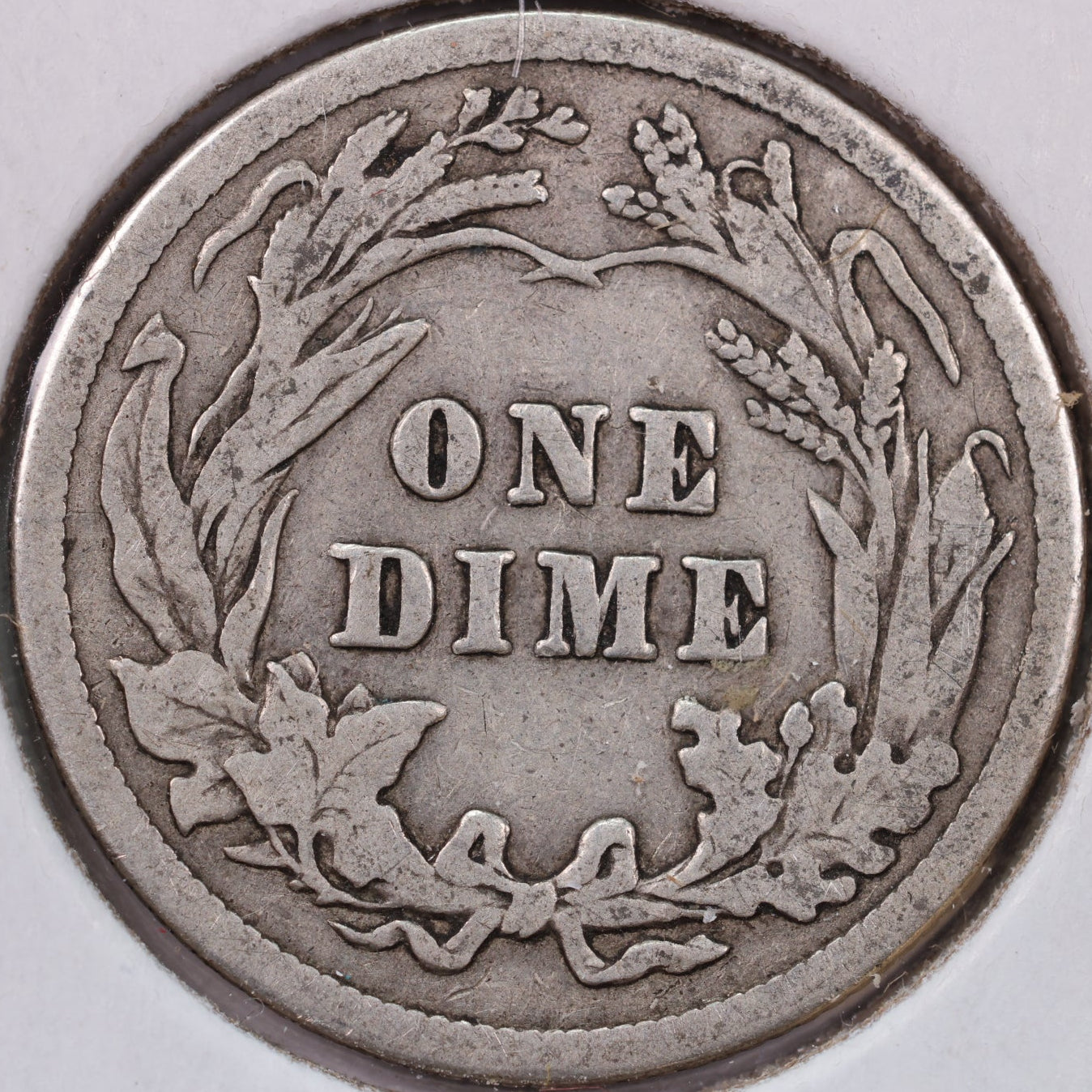 1914 Barber Dime, Fine Circulated Coin, Store #1686