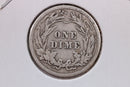 1914 10 Cent., Barber Silver Dime., Fine.,  Coin., Store