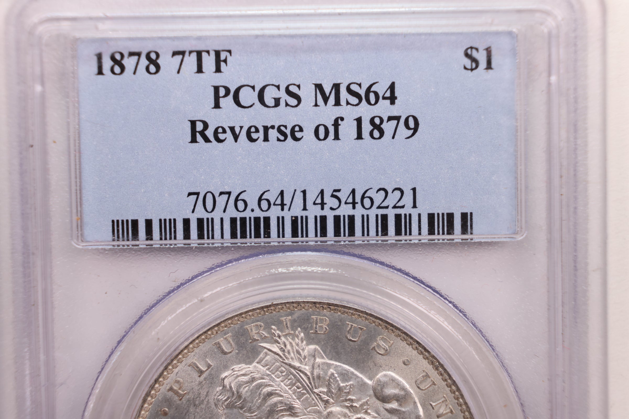 1878 Morgan Silver Dollar., Reverse 79., PCGS MS-64., Store#GDR085