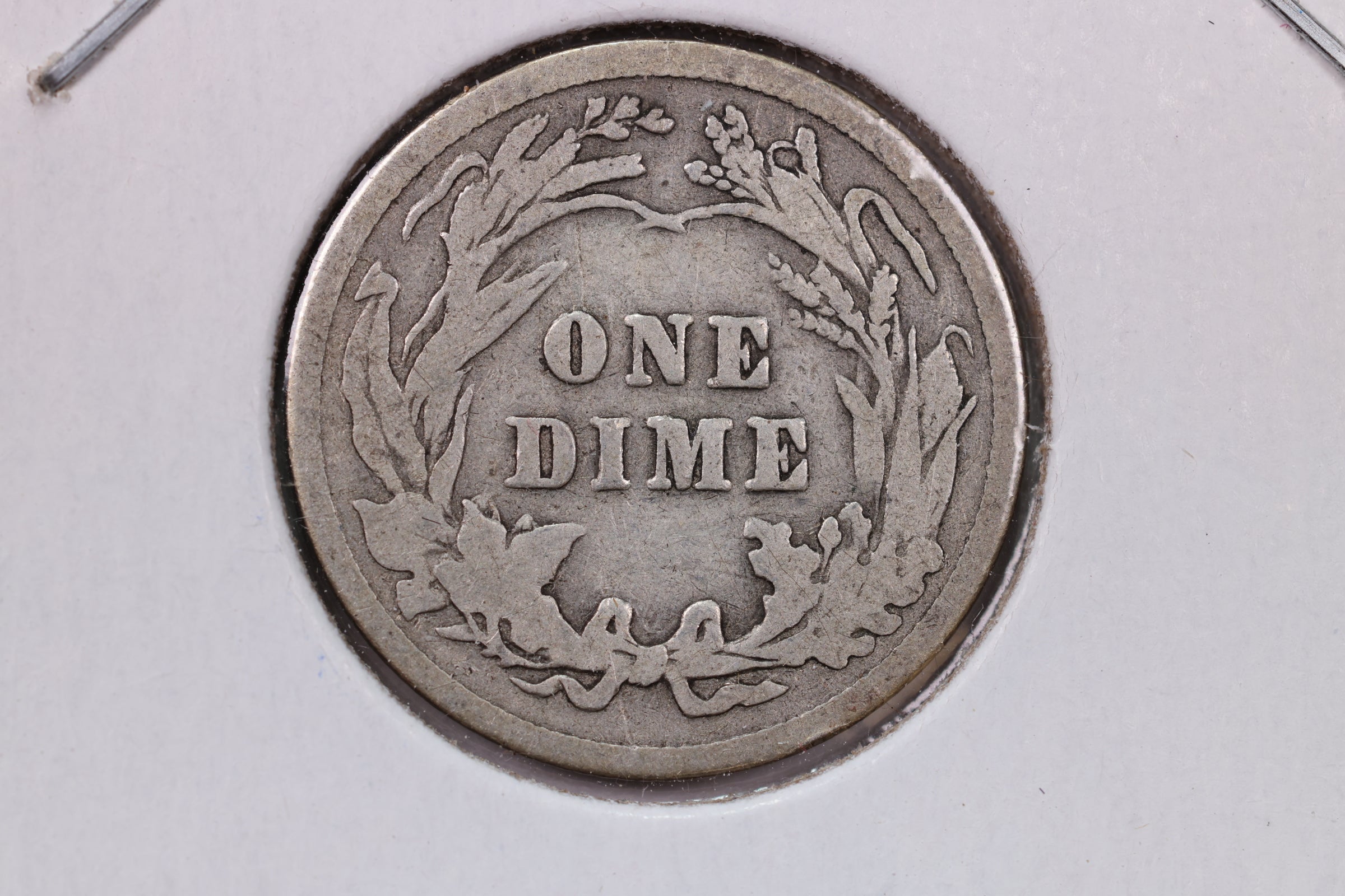 1915 10 Cent., Barber Silver Dime., Very Good.,  Coin., Store #1687