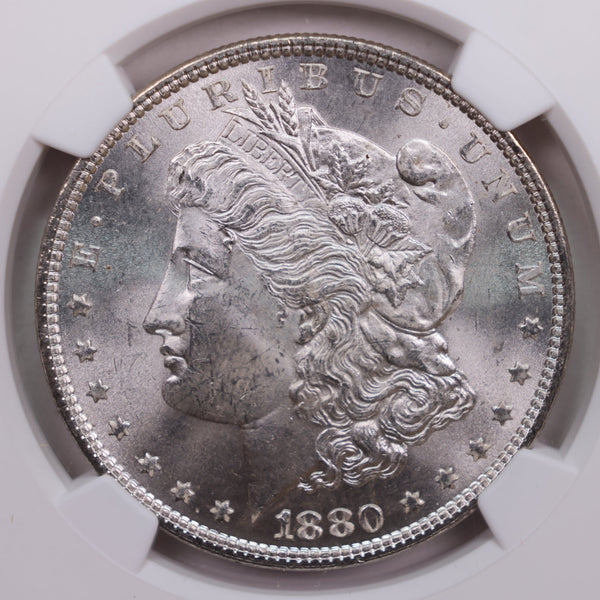 1880 Morgan Silver Dollar., NGC Certified, MS-63., Store Sale #GDR088