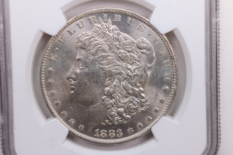 1883-O Morgan Silver Dollar., NGC Certified MS-62., Store Sale